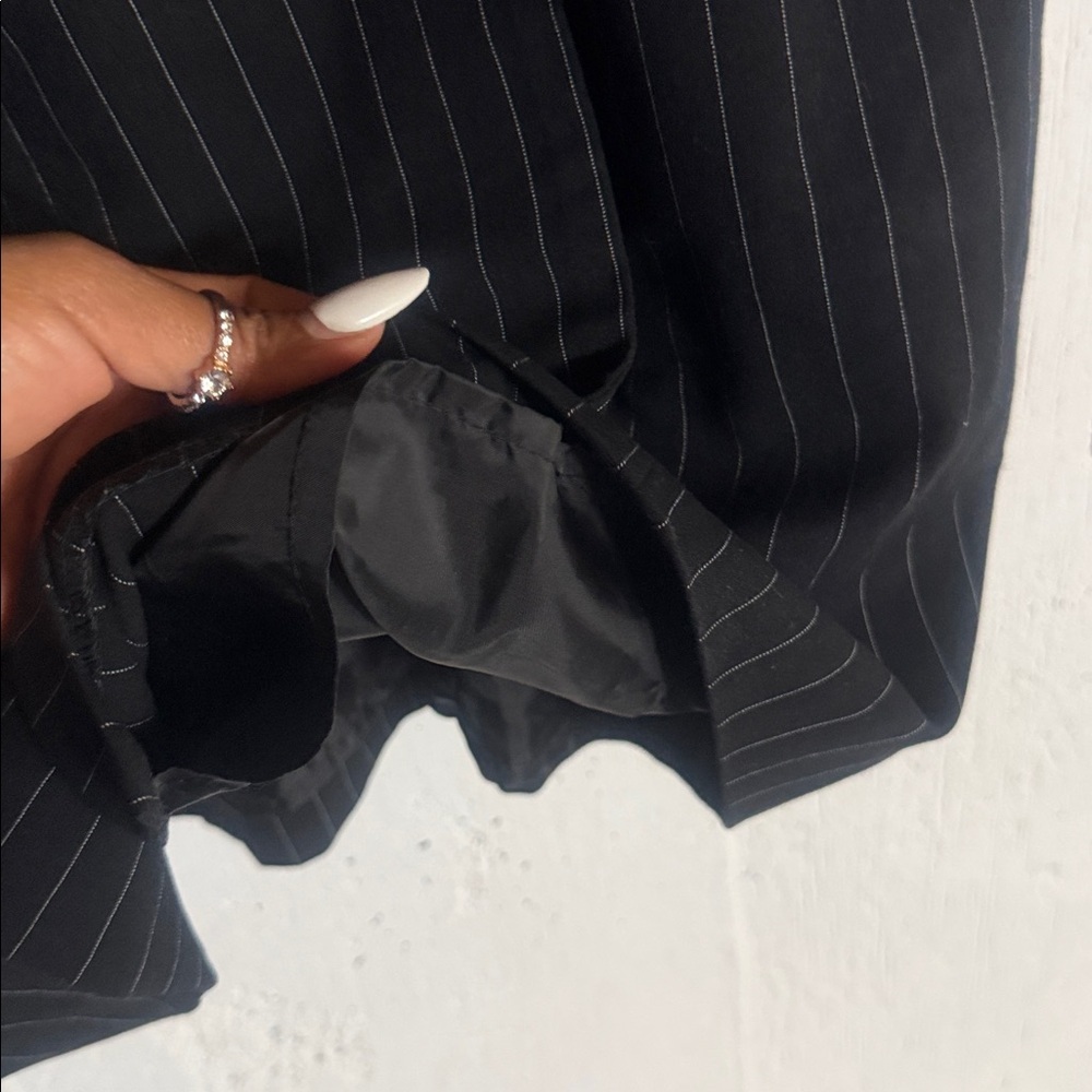 Calvin Klein Black Pinstripe Sheath Dress, 12, fits 10 - Picture 11 of 12